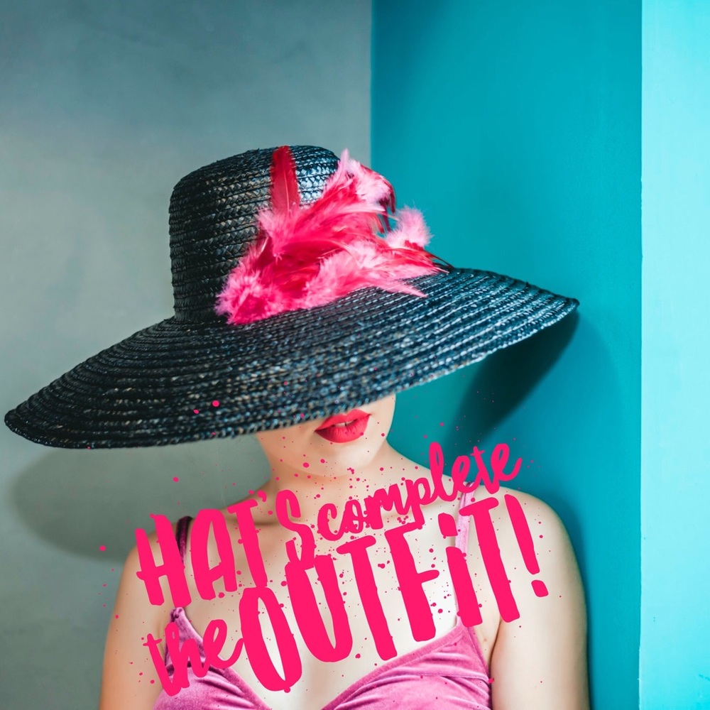 hats complete the outfit